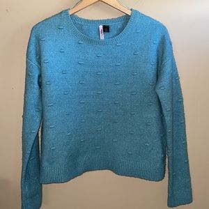 Blue Popcorn Sweater size M